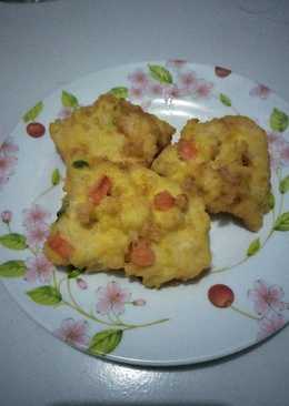 Ayam kukus goreng telur
