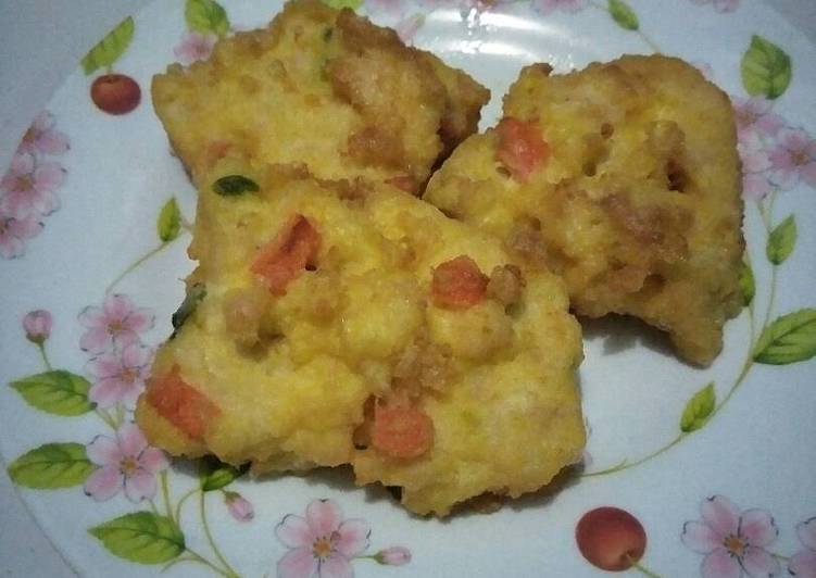 gambar untuk cara membuat Ayam kukus goreng telur