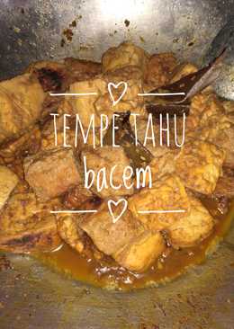 Tempe tahu bacem