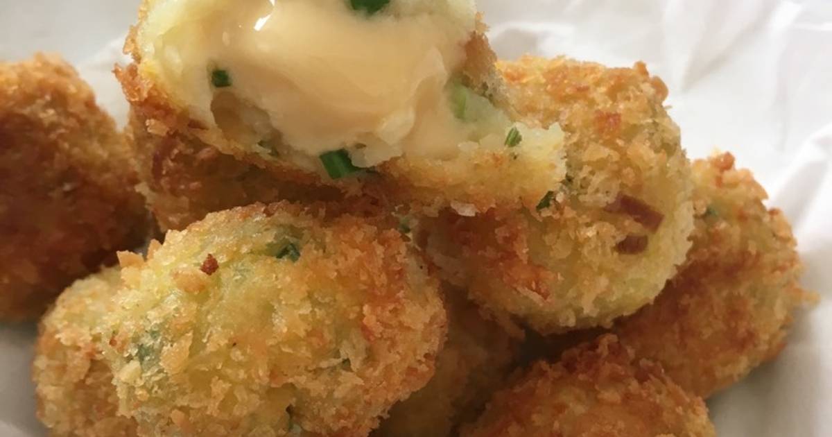 13 resep  potato cheese bites enak dan sederhana Cookpad