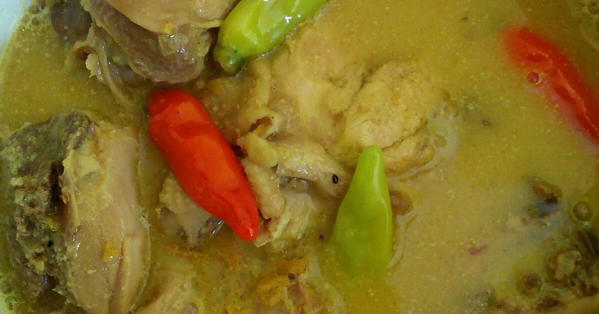 Resep Opor ayam gurih ala rumahan ala novita caroline