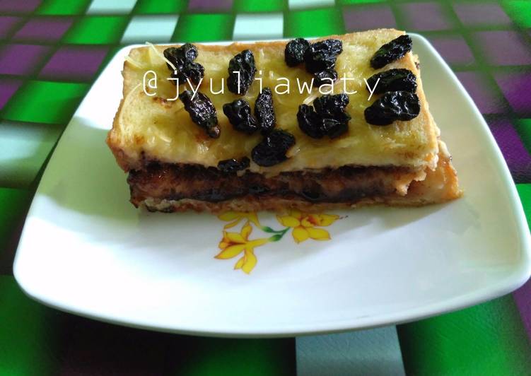 cara membuat #30 - Puding Roti Tawar Panggang