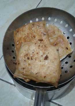 Buka puasa pen gorengan martabak tahu tanpa telur. eksekusi deh!