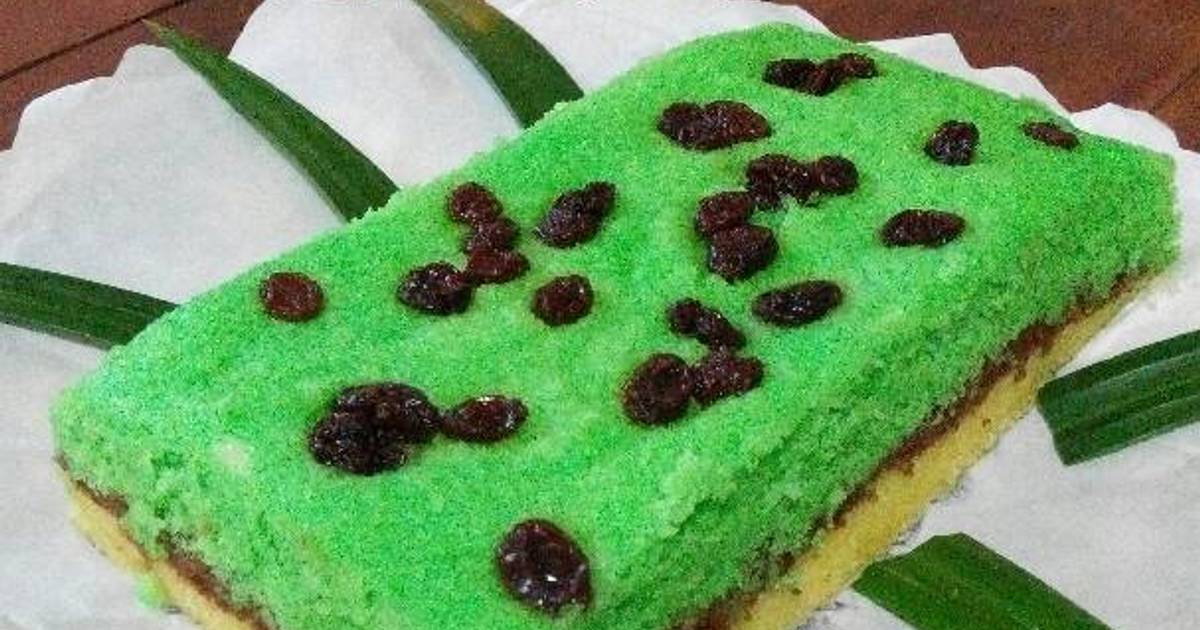 Resep Bolu Kukus Singkong Chocolate Pandan