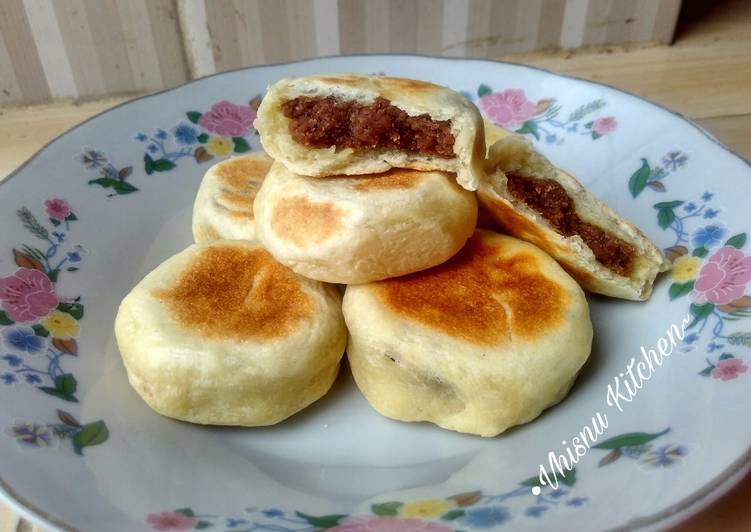 resep Pia Basah Isi Coklat (Teflon)