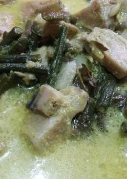 Lodeh Tewel Kacang Panjang Sederhana