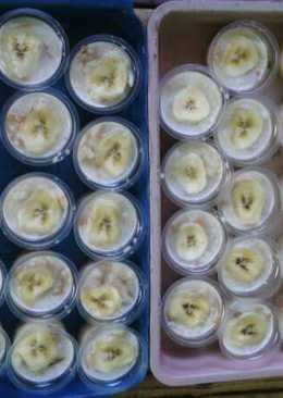 Sarikaya kelapa kopyor roti toping pisang