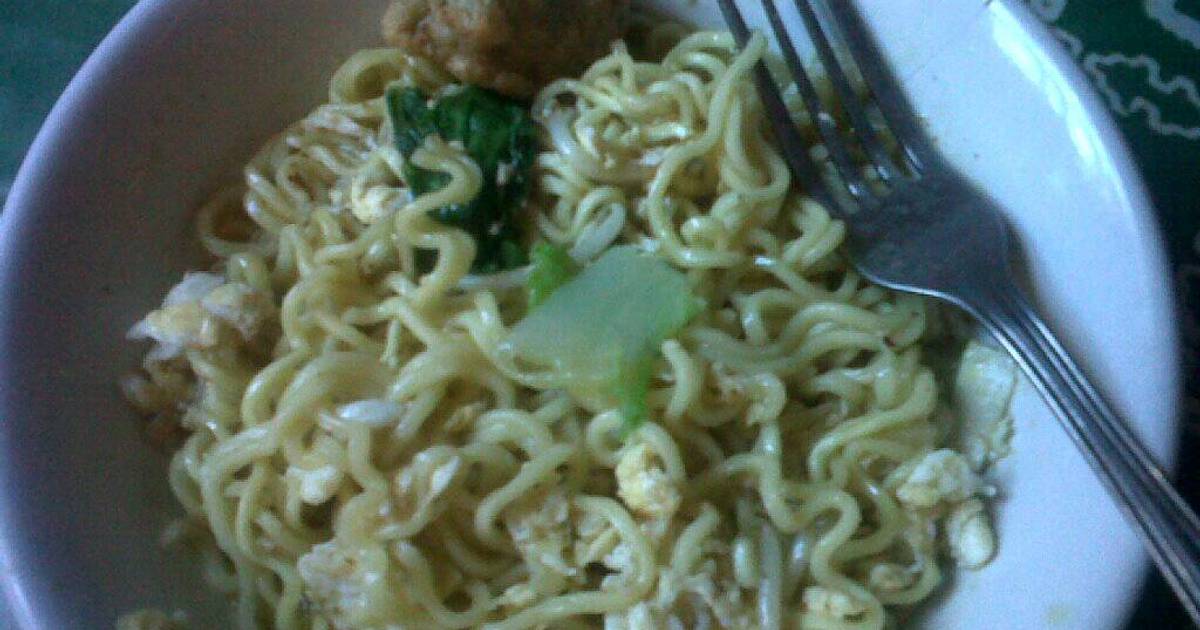 Resep Mie ayam gak pake ayam🍜 ala Alviani