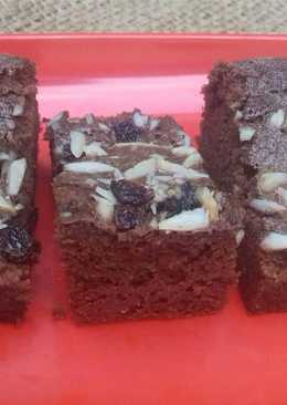 Cake coklat kenari putih telur (#pr_olahancoklat)