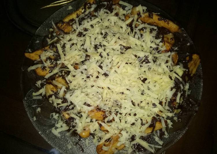 cara membuat Pisang Goreng Coklat Keju