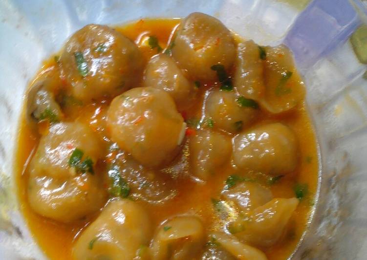 Cilok telur kuah seblak recipe main photo