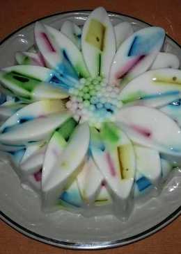 Rainbow puding