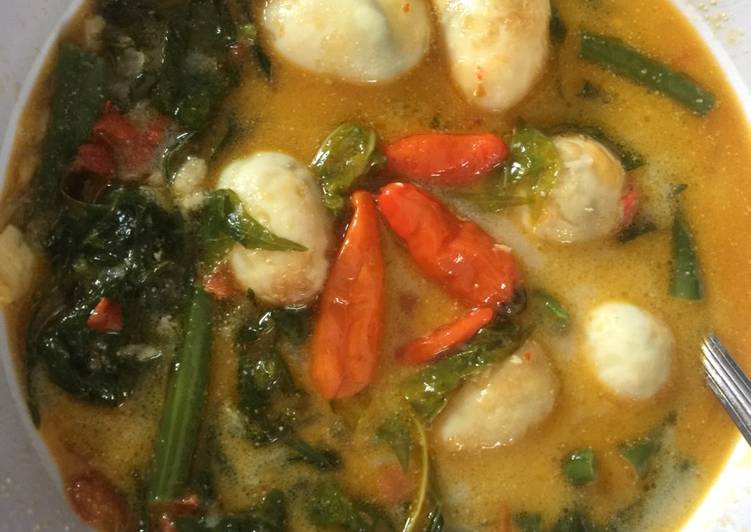 resep Gulai Telur Puyuh Kacang Panjang Daun Pepaya