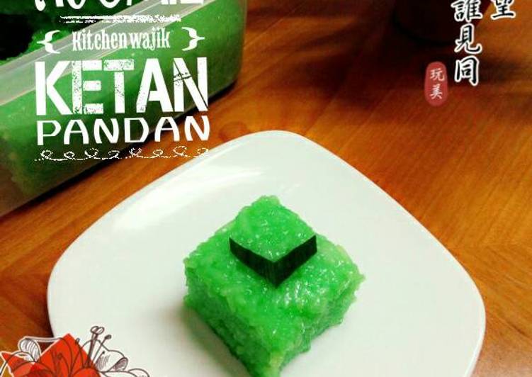 bahan dan cara membuat ?Wajik Ketan Pandan ?