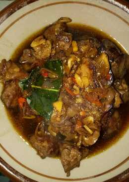 Jerohan ayam (ampela ati) kecap