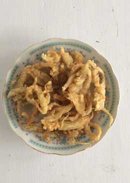 Jamur goreng tepung crispy