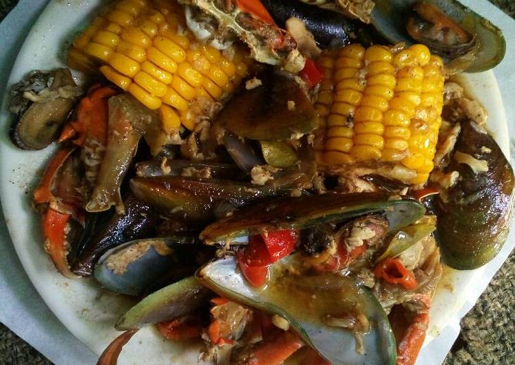 Resep Kepiting Kerang Ijo ala Resto Seafood Karya Ayu Saraswati E.P