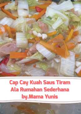 CapCay Kuah Saus Tiram Ala Rumahan Sederhana