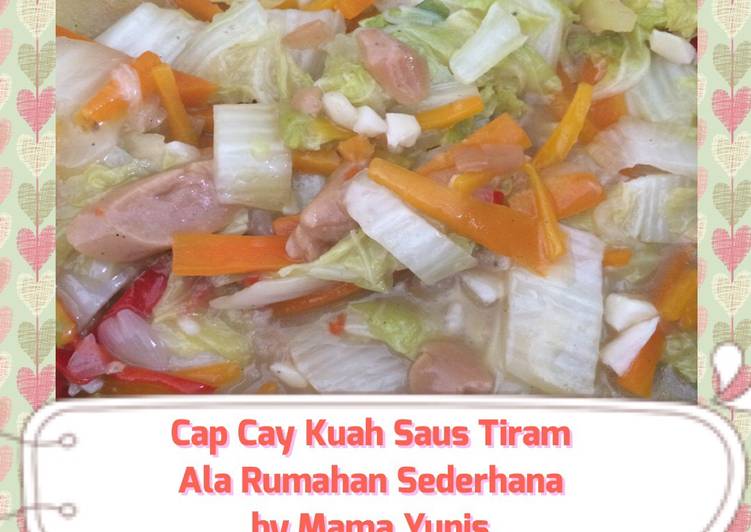 gambar untuk resep CapCay Kuah Saus Tiram Ala Rumahan Sederhana