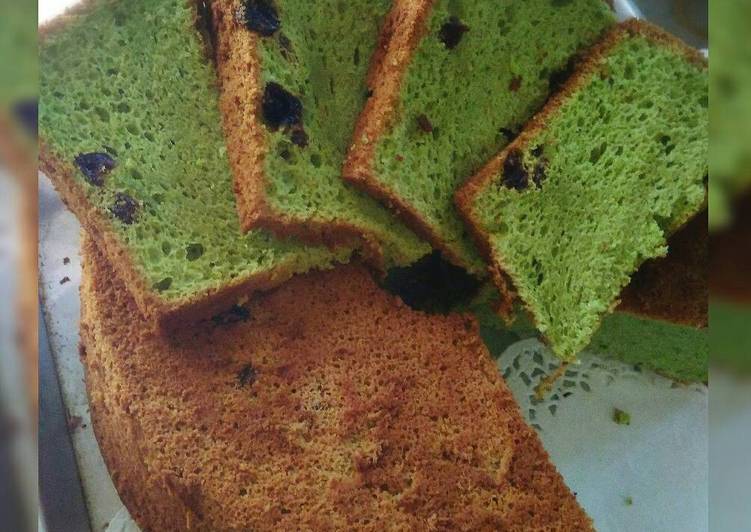 resep masakan Greentea Chiffon