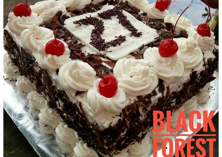 resep makanan Black Forest Panggang