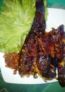 Ikan gabus bakar