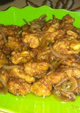 Ayam tepung saos teriyaki