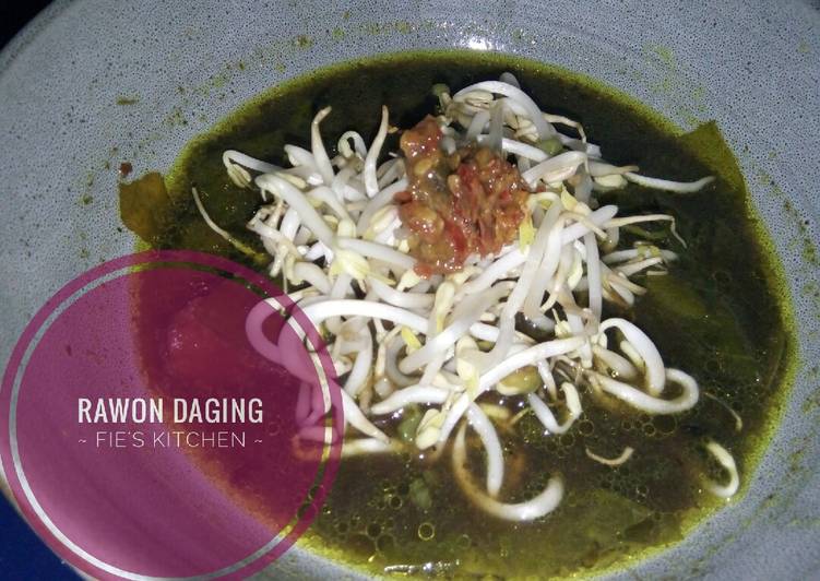 resep makanan Rawon Daging