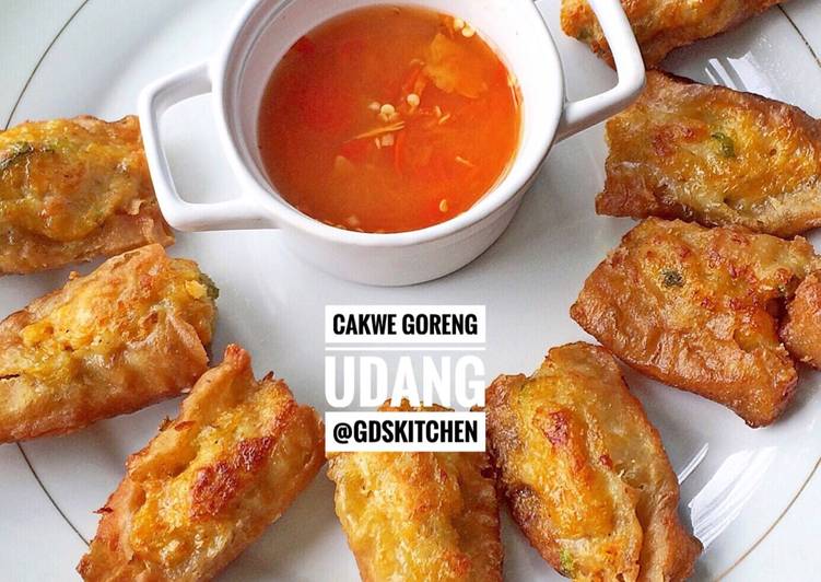 resep makanan Cakwe goreng udang