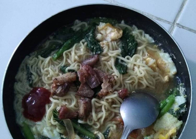 cara membuat Mie Babi Istimewa *non halal