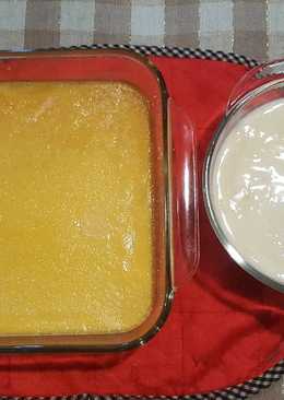 Caramel custard pudding + Fla