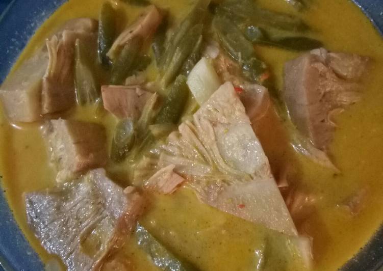 Gulai nangka buncis foto resep utama