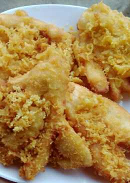 Pisang goreng kipas crispy