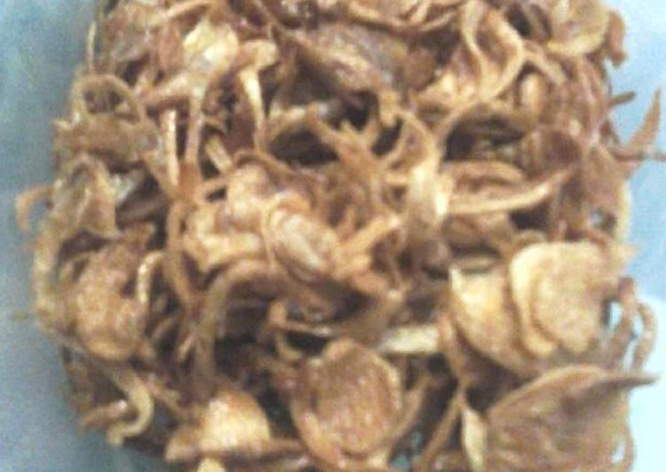 resep masakan Bawang goreng renyah