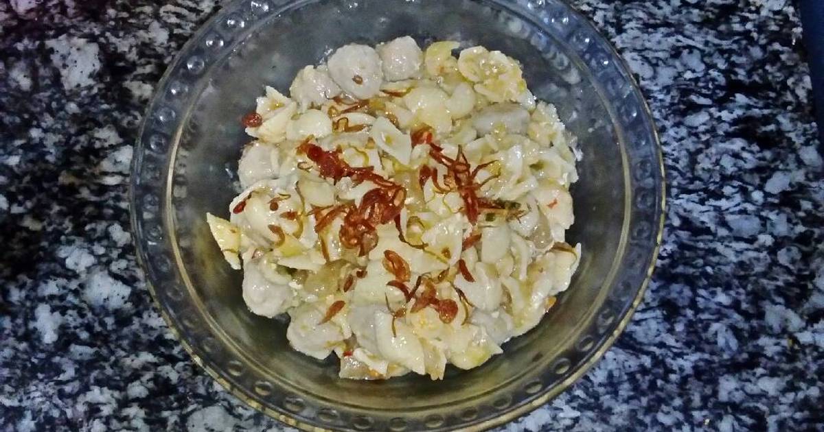 Resep Seblak makaroni baso ayam ala Elly Yulianthi