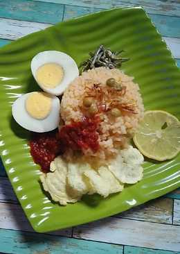 Nasi Samin Merah Khas Banjar