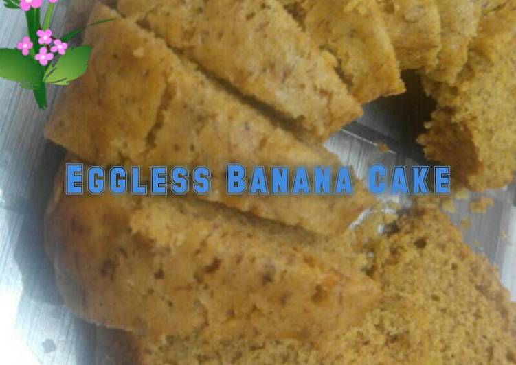gambar untuk resep makanan Eggless banana cake/Cake Pisang Kukus yang mudah tanpa Telur