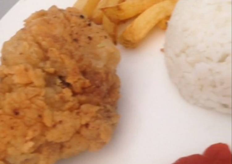 gambar untuk resep Ayam kfc crispy keriting