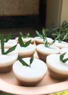 Kue talam ubi with brown sugar