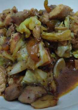 Ayam lada hitam ala bamboo instant