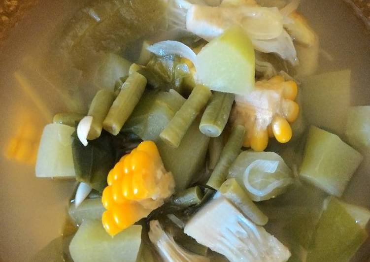 resep lengkap untuk Sayur Asem Bening