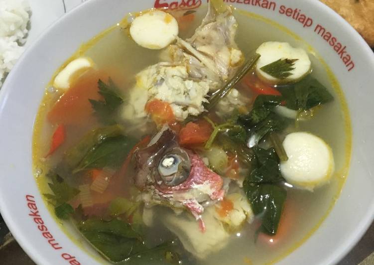 resep makanan Sop Kakap Asam Pedas