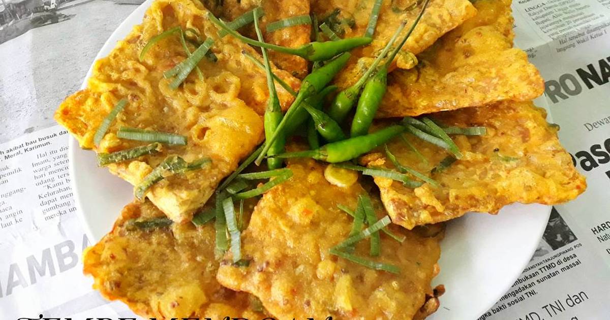 7 Resep  Tempe  Mendoan  Renyah Tahan Lama Resep  Makanan