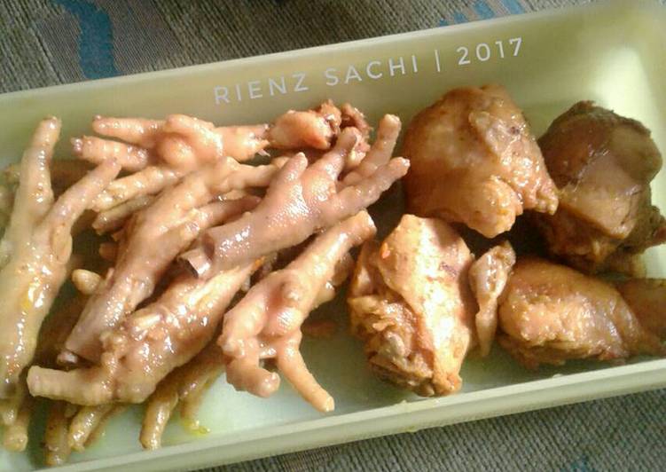 gambar untuk resep makanan Ayam (goreng) bumbu ungkep