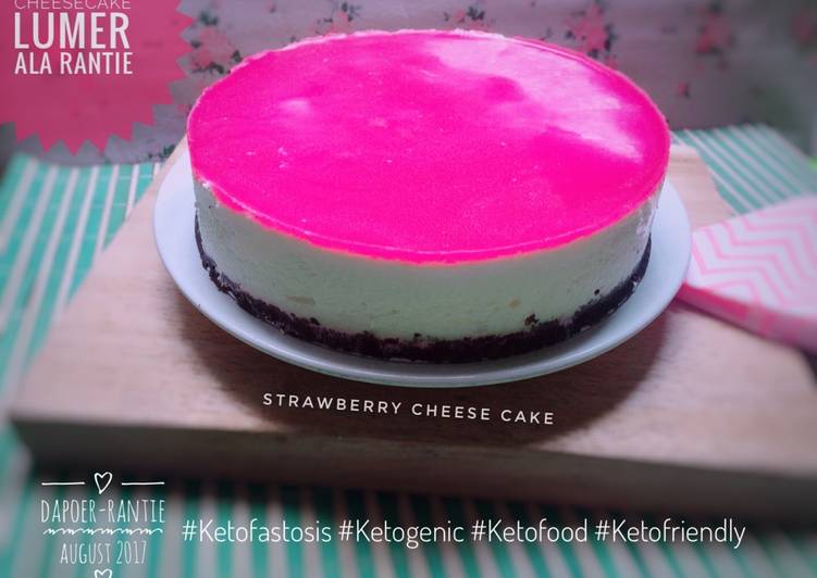 resep masakan CheeseCake Lumer ala Rantie (Keto Friendly)