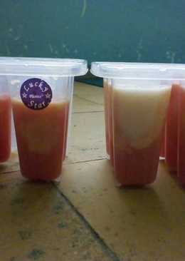 Ice fruit milk