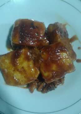 Tahu tempe bacem simple