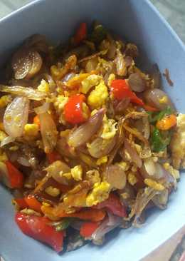 Sambal bawang teri pete