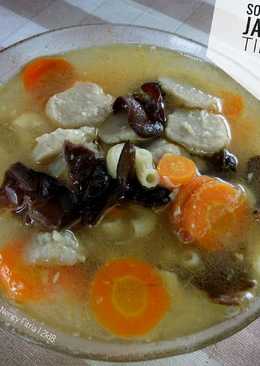 Sop Bakso Jamur Kuping