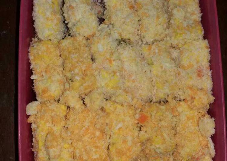 bahan dan cara membuat Nugget sayur tahu kuning